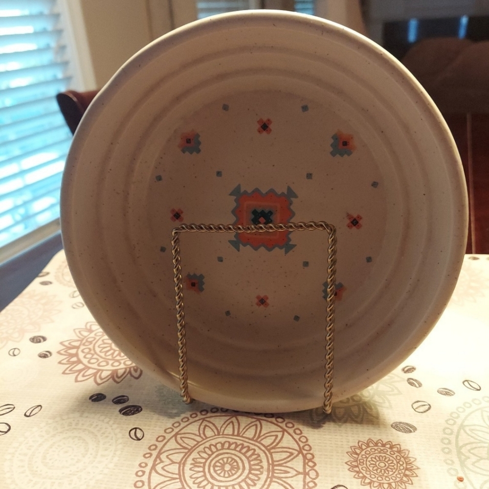 LIKE NEW CROWNING TOUCH SERVING & CHIP DIP BOWL -  RARE VINTAGE DISPLAY